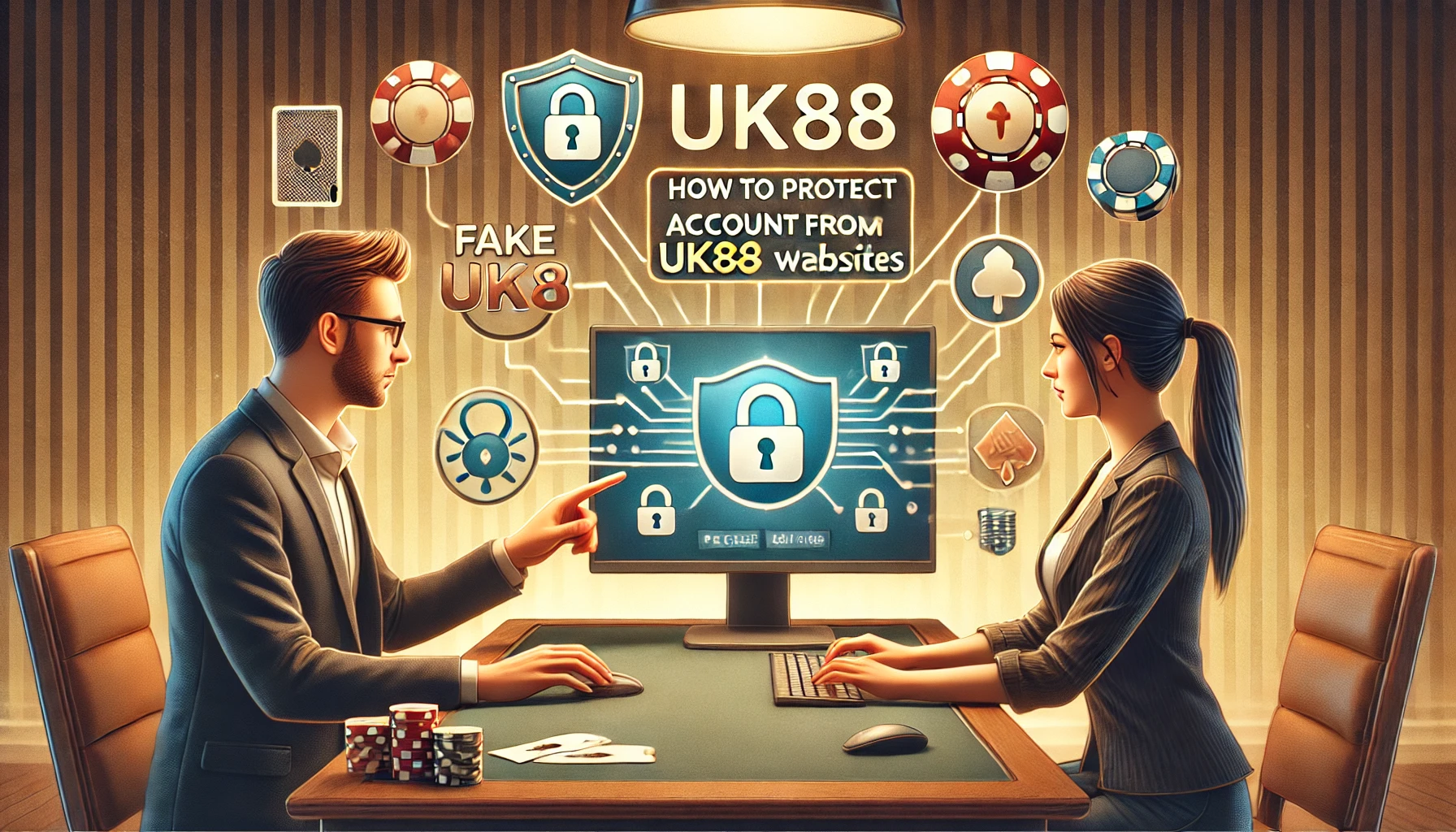 Cách Bảo Vệ Tài Khoản Trước Trang Web Giả Mạo UK88