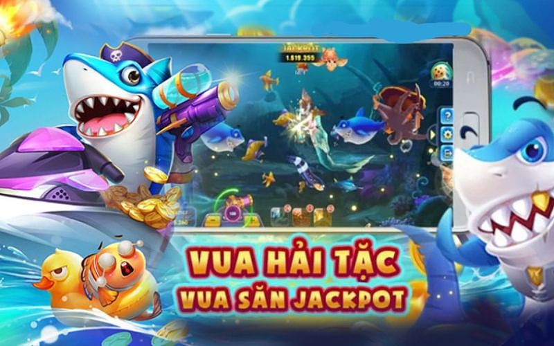 Hình ảnh mô tả game bắn cá Vua Hải tặc, một trong những cổng game bắn cá uy tín hàng đầu tại Việt Nam.